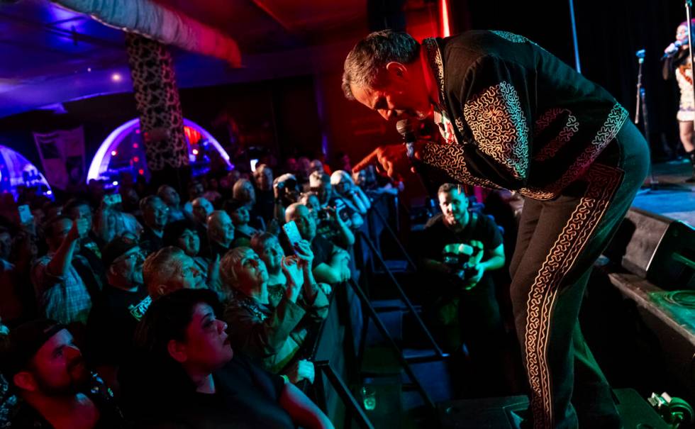 El Vez performs during a Punk Rock Bowling music festival club show at Fremont Country Club in ...