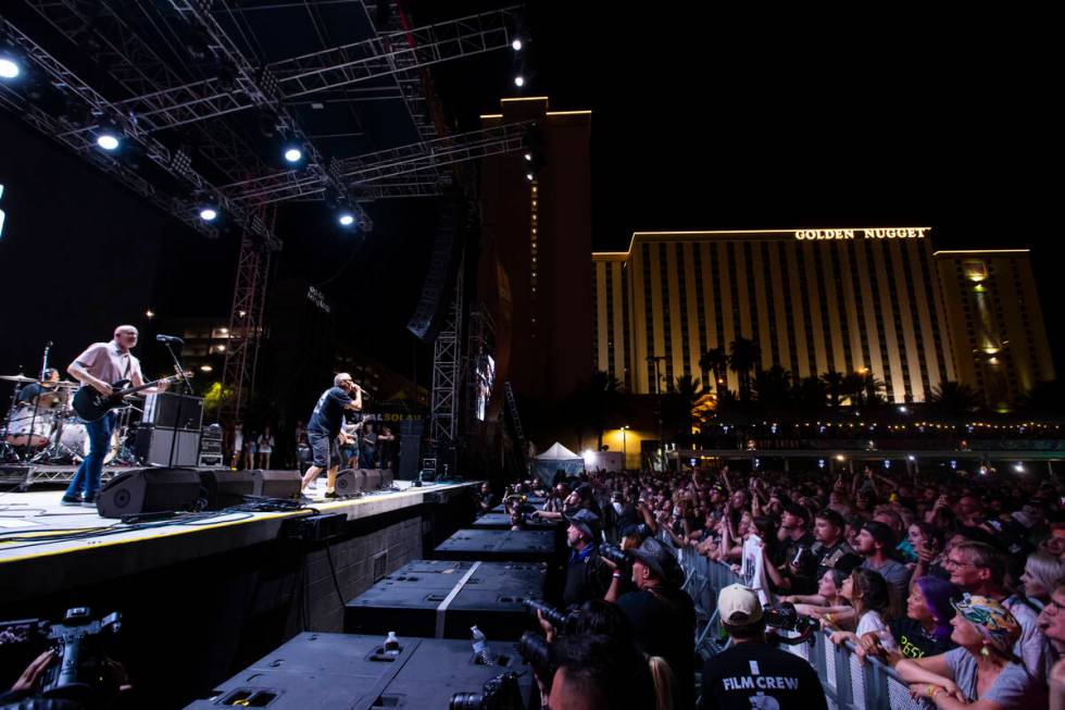 Descendents perform during the Punk Rock Bowling music festival at Downtown Las Vegas Events Ce ...