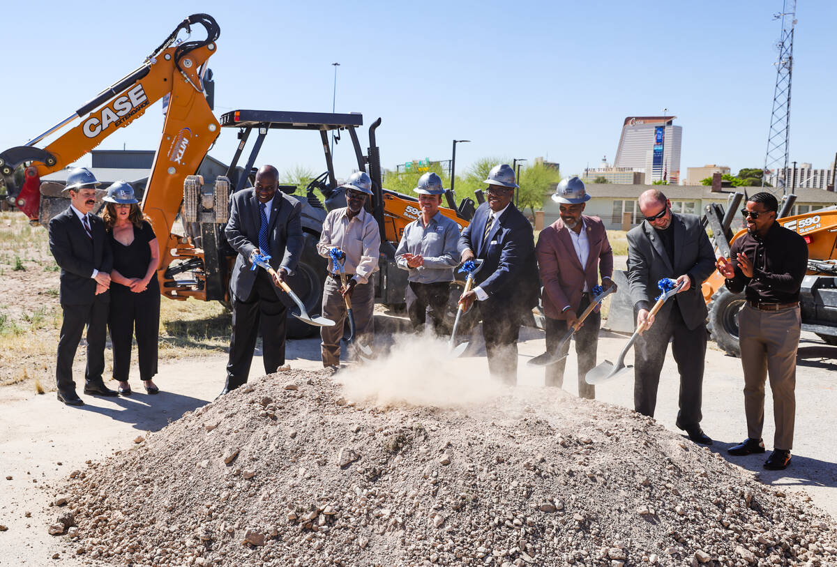 Government and education officials break ground for the Historic Westside Education and Trainin ...