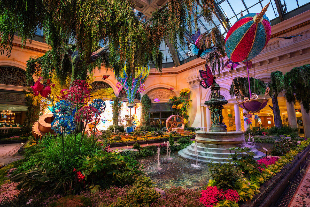 The Bellagio's new "Higher Love" summer display is seen in this photo. (MGM Resorts International)