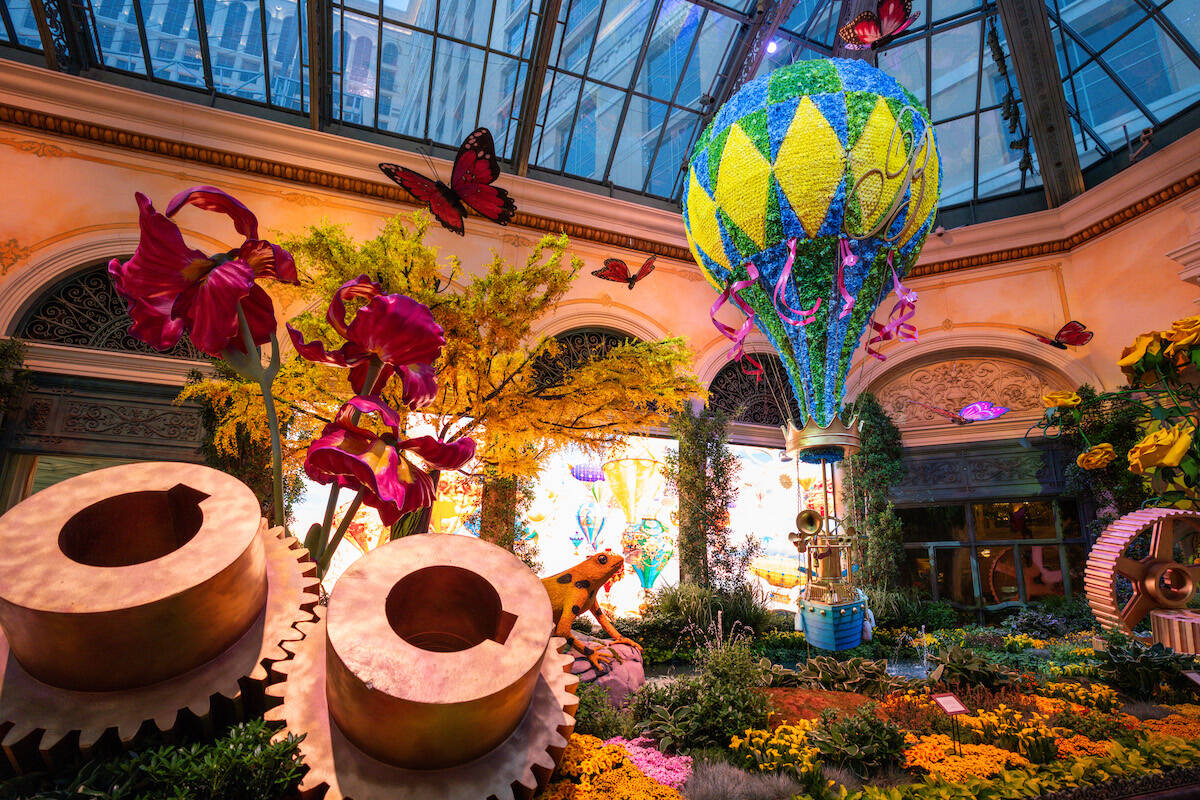 The Bellagio's new "Higher Love" summer display is seen in this photo. (MGM Resorts International)