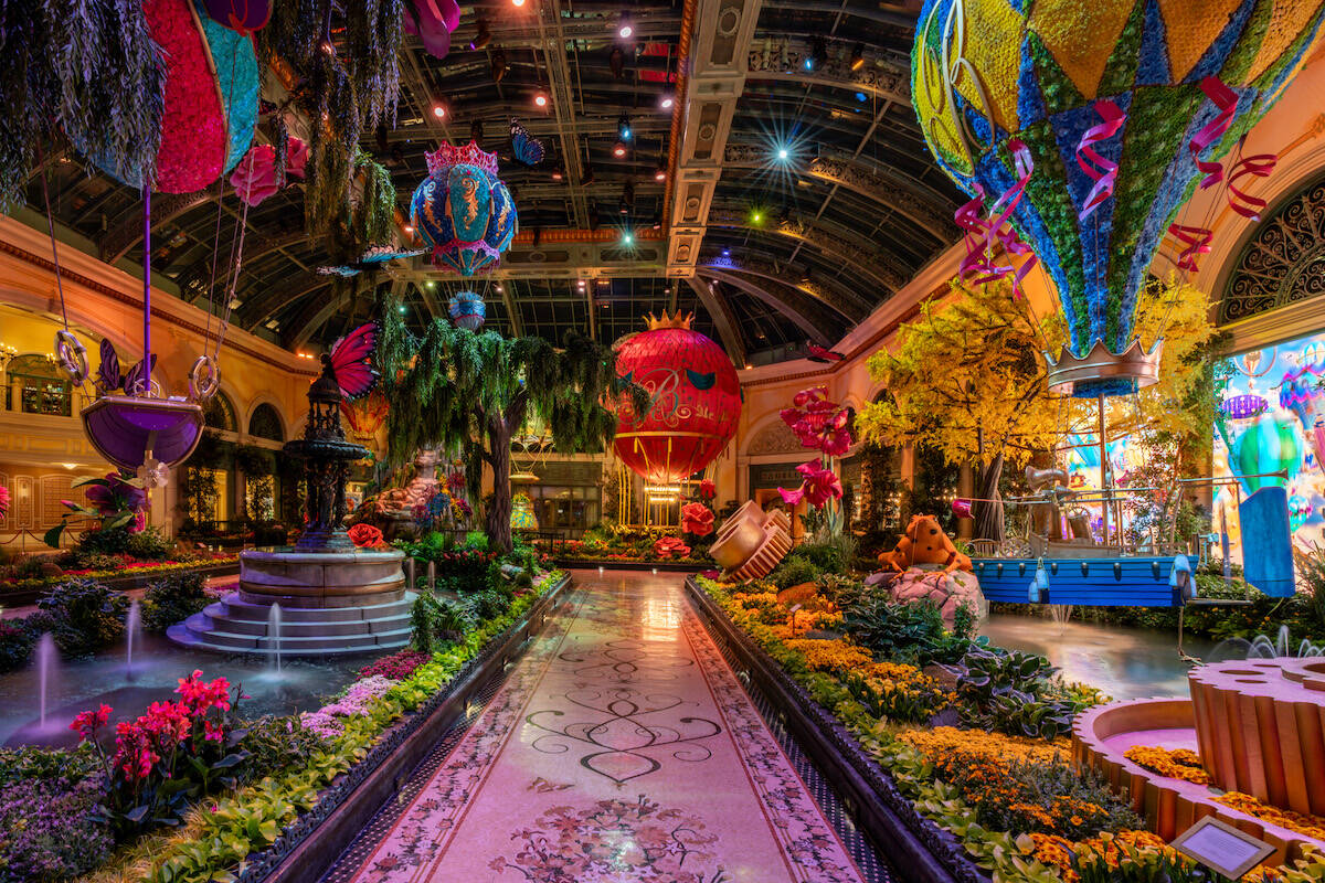 The Bellagio's new "Higher Love" summer display is seen in this photo. (MGM Resorts International)