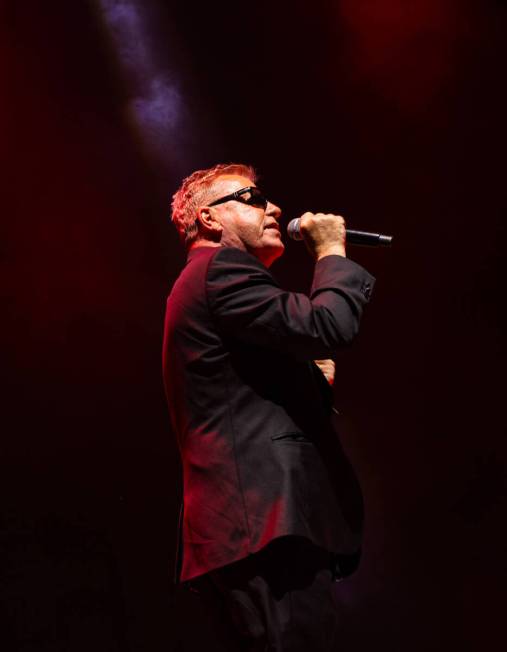 Suggs, or Graham McPherson, of Madness, performs during the Punk Rock Bowling music festival at ...