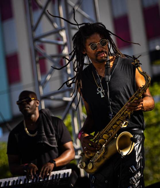 A member of The English Beat performs during the Punk Rock Bowling music festival at Downtown L ...