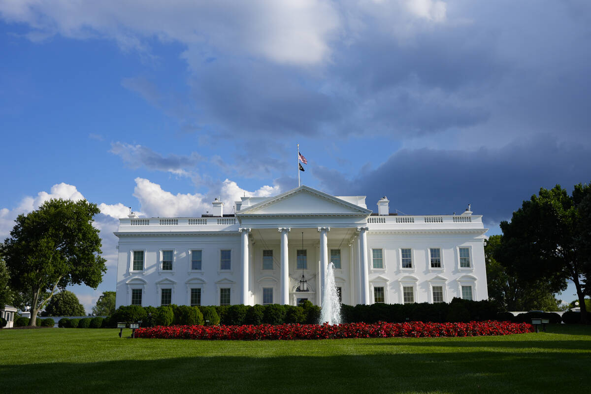 The White House in Washington on Thursday, May 30, 2024. Former President Donald Trump became t ...