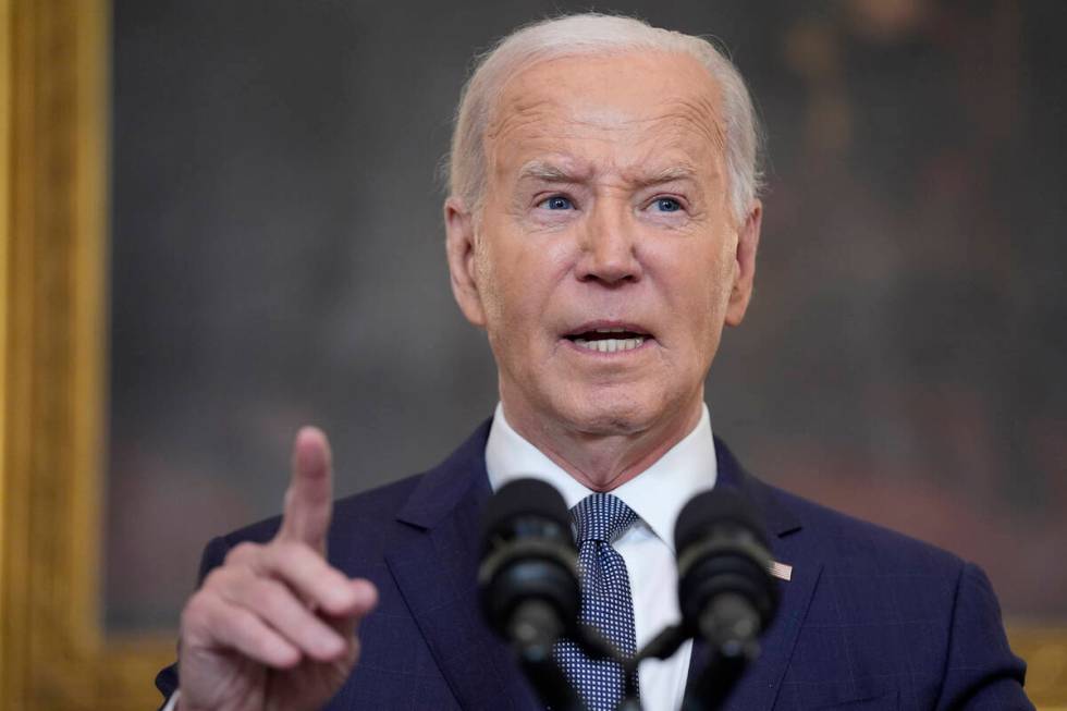 President Joe Biden delivers remarks on the verdict in former President Donald Trump's hush mon ...