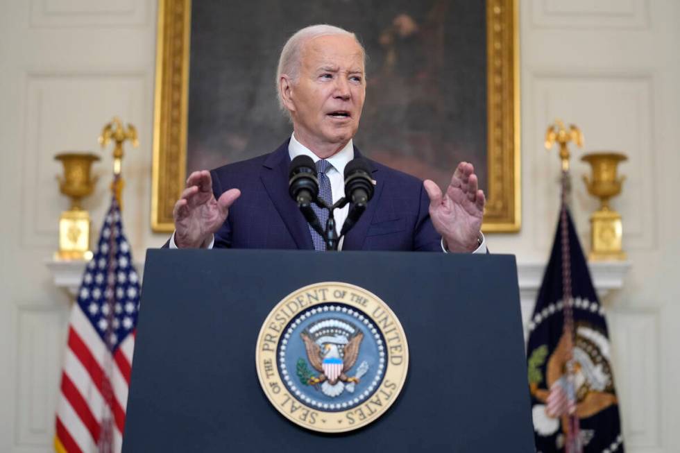 President Joe Biden delivers remarks on the verdict in former President Donald Trump's hush mon ...