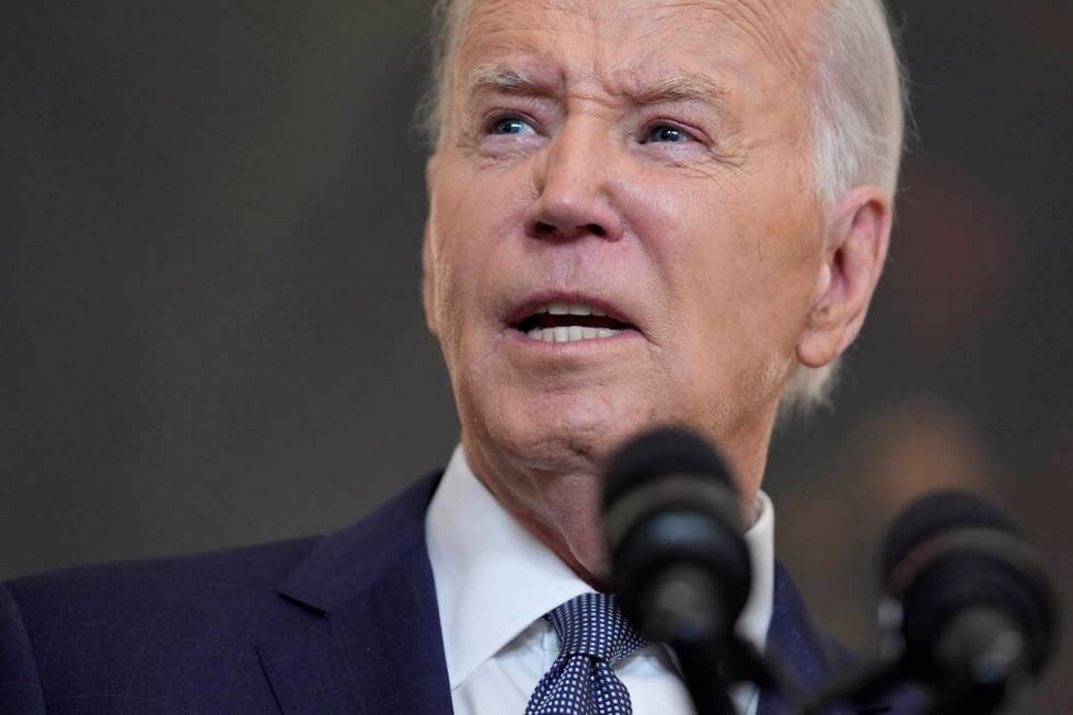 President Joe Biden delivers remarks on the verdict in former President Donald Trump's hush mon ...