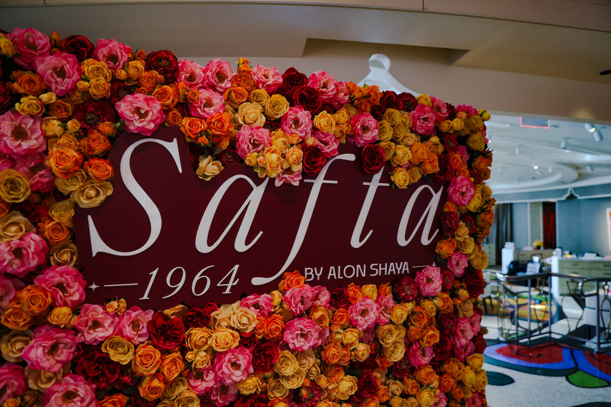 Decor for Safta 1964, a pop-up residency of Mediterranean-inspired cuisine by chef Alon Shaya, ...