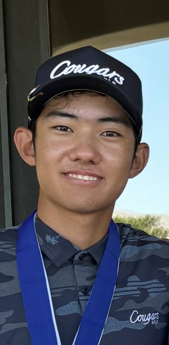 Coronado's Brent Chung is a member of the Nevada Preps All-Southern Nevada boys golf team.