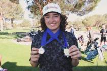 Sky Pointe's Drake Harvey is a member of the Nevada Preps All-Southern Nevada boys golf team.
