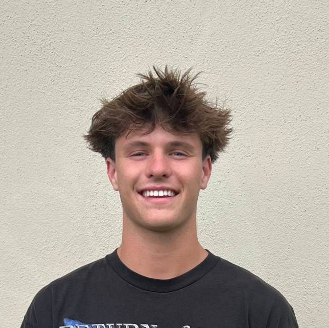 Boulder City's Brady Sorenson is a member of the Nevada Preps All-Southern Nevada boys volleyba ...