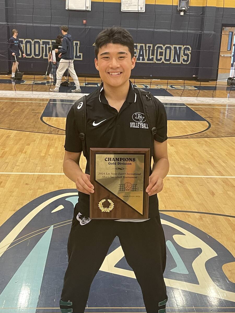 Palo Verde's Dylan Ho is a member of the Nevada Preps All-Southern Nevada boys volleyball team.