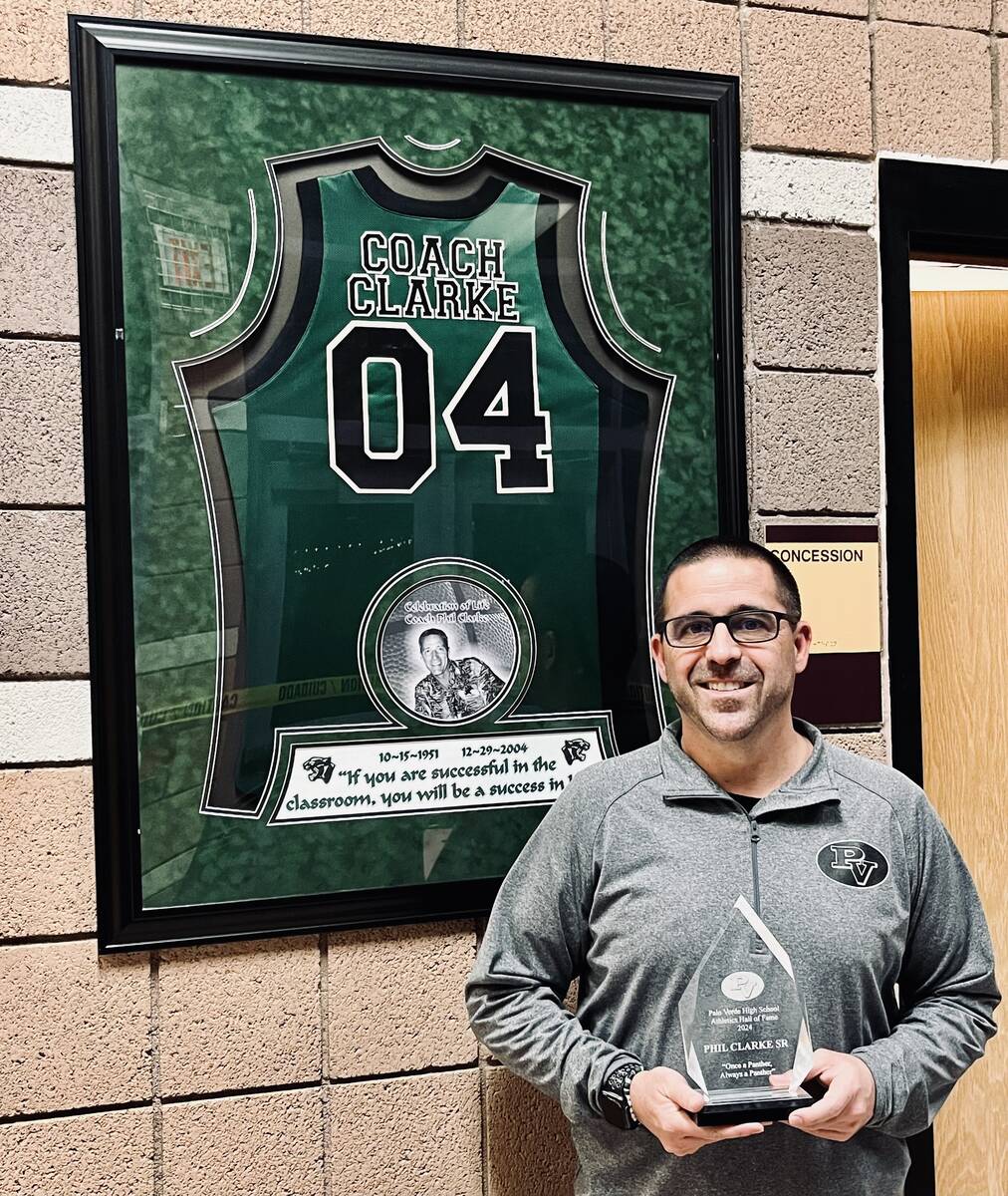 Palo Verde coach Phil Clarke is the Coach of the Year on the Nevada Preps All-Southern Nevada b ...