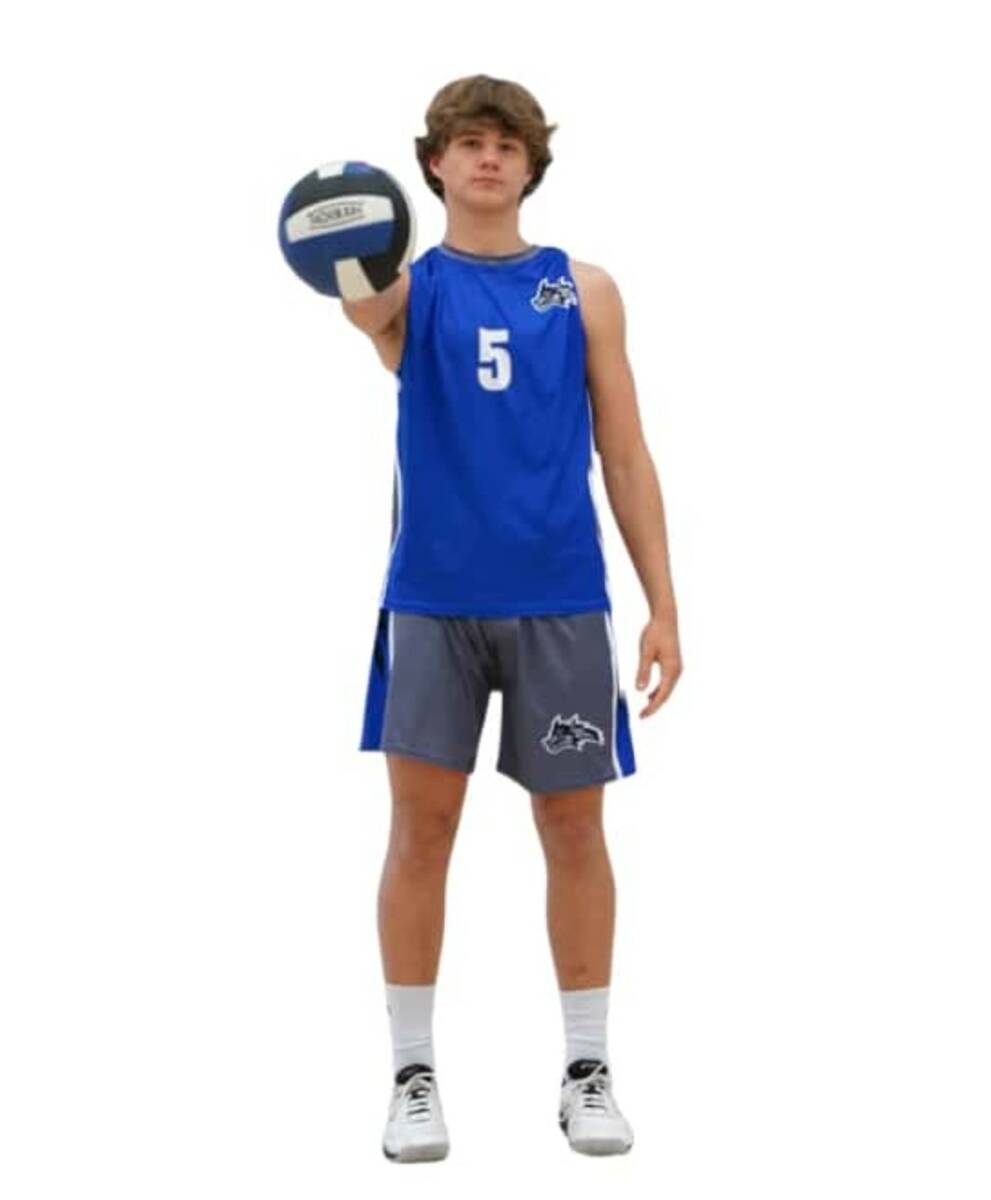 Basic's Porter Hughes is a member of the Nevada Preps All-Southern Nevada boys volleyball team.