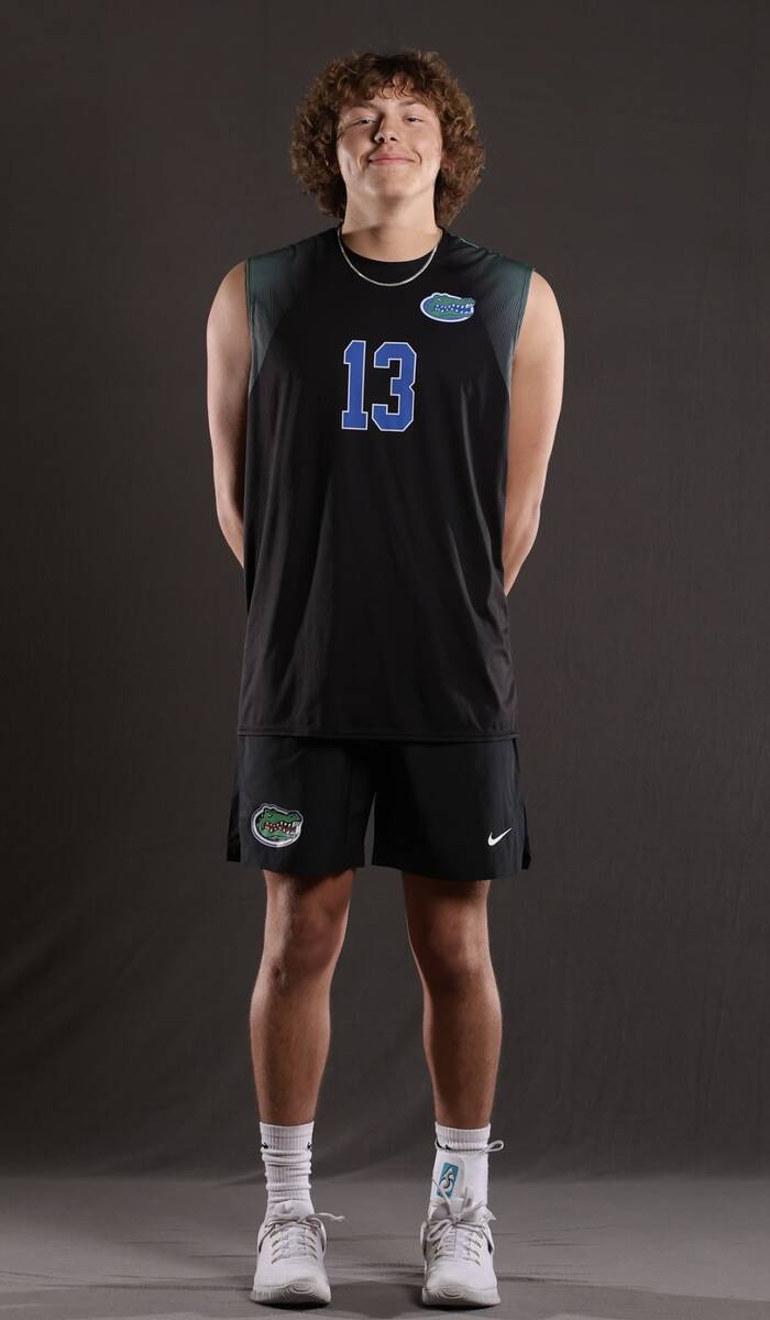 Green Valley's Rush Villareal is a member of the Nevada Preps All-Southern Nevada boys volleyba ...