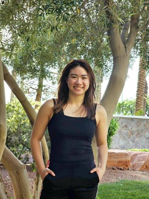 Coronado's Kacey Hu is a member of the Nevada Preps All-Southern Nevada girls swimming and divi ...