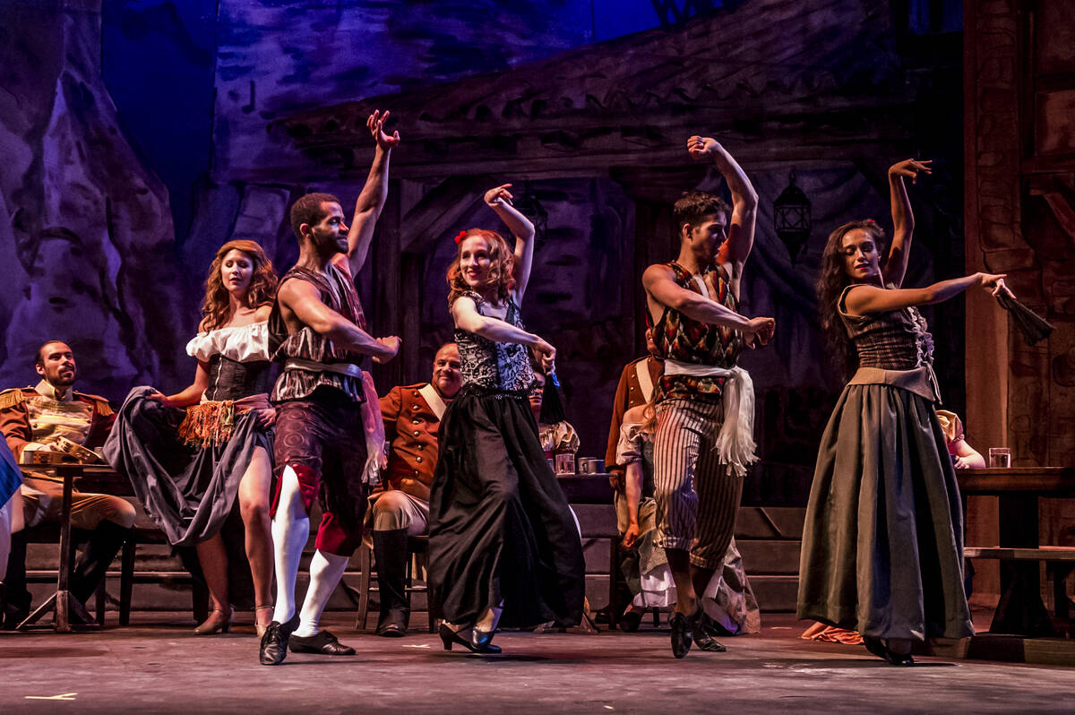 Opera Las Vegas performs "Carmen" in 2016. (Richard Brusky)