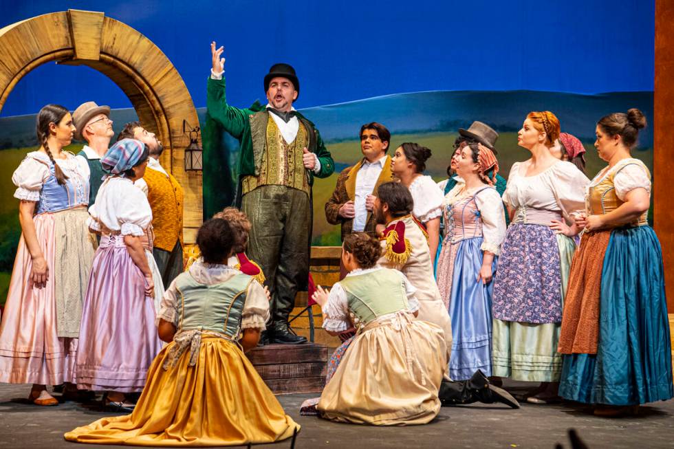 Opera Las Vegas performs "Elixir of Love" during the 2018-19 season. (Richard Brusky)