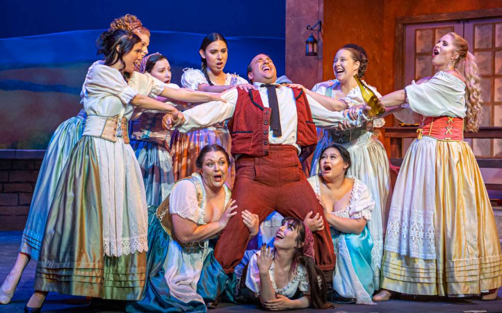 Opera Las Vegas performs "Elixir of Love" during the 2018-19 season. (Richard Brusky)