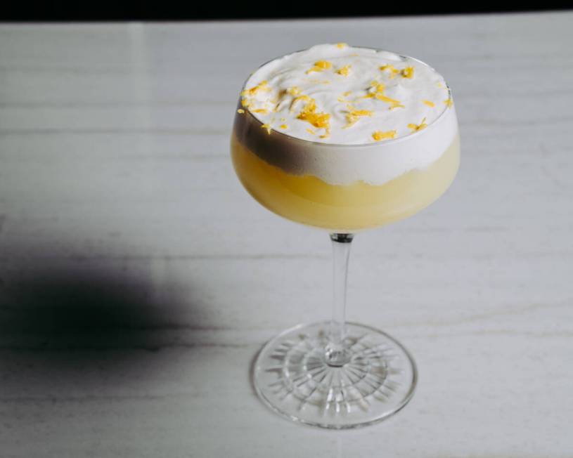 A Life Gave Us Lemons cocktail from Bramàre, an Italian restaurant set to debut in late June o ...