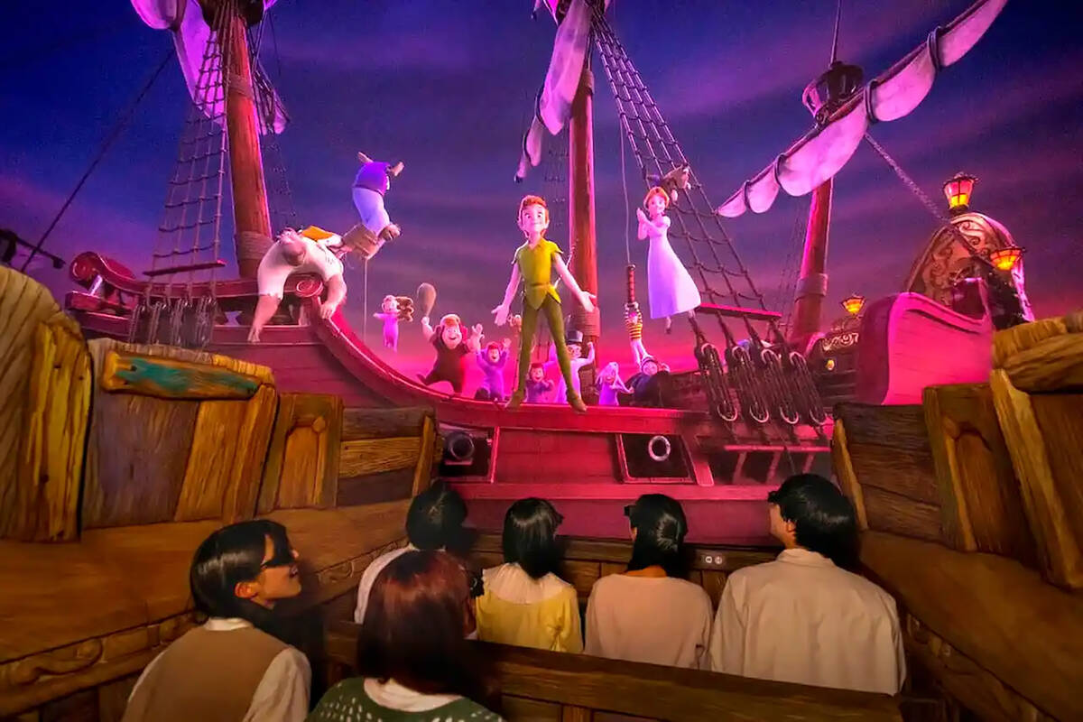 Peter Pan's Never Land Adventure in Fantasy Springs at Tokyo DisneySea. (Disney/TNS)