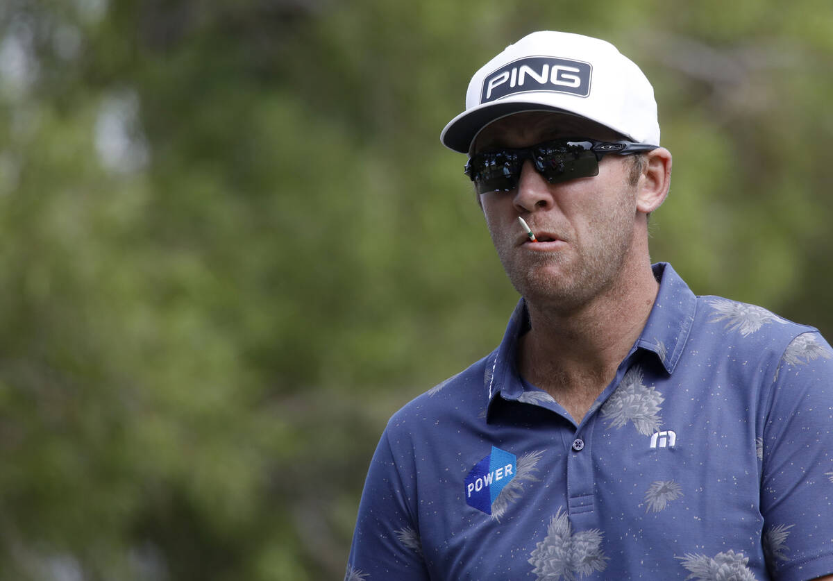 Seamus Power at the Shriners Hospitals for Children Open golf tournament at TPC Summerlin, Satu ...