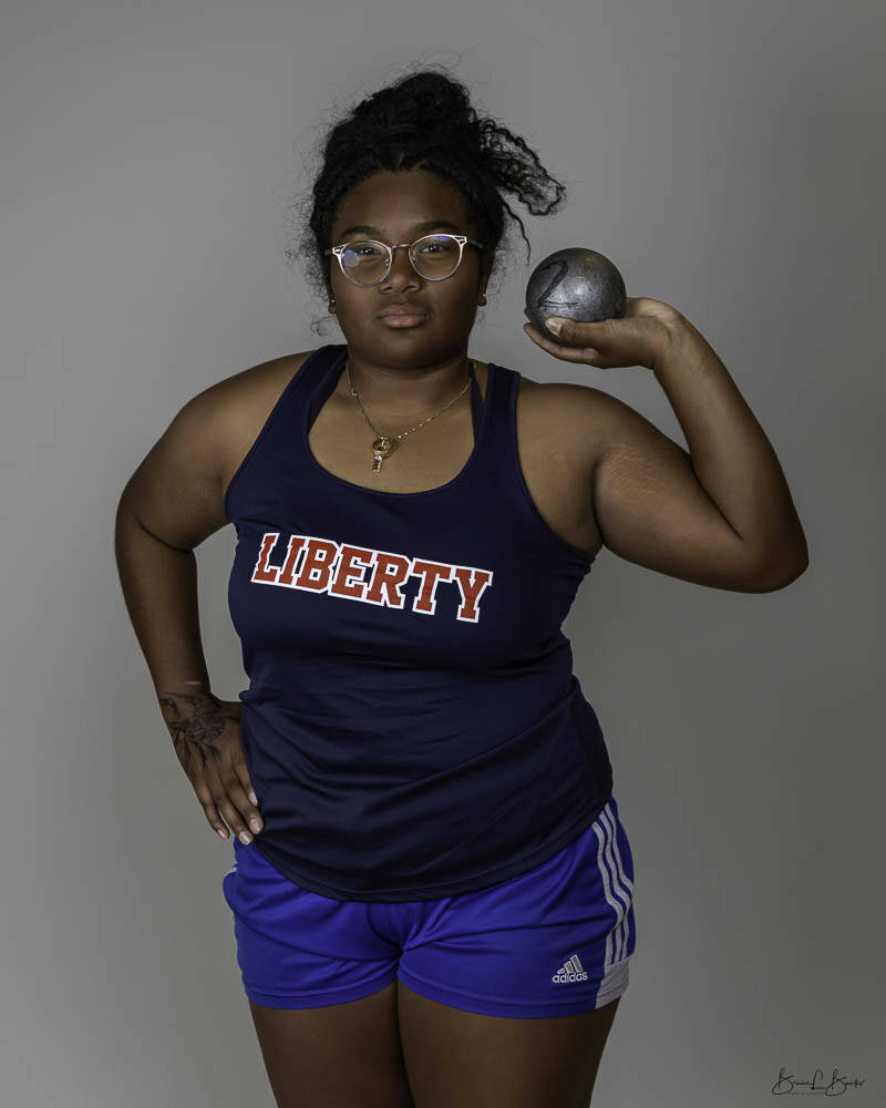 Liberty's Chayanne Gordon is a member of the Nevada Preps All-Southern Nevada girls track and f ...