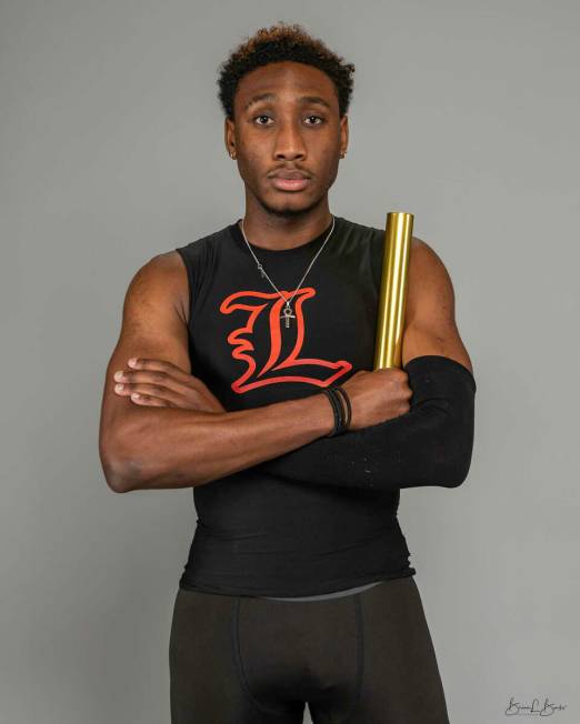 Liberty's Isaiah Jordan is a member of the Nevada Preps All-Southern Nevada boys track and fiel ...