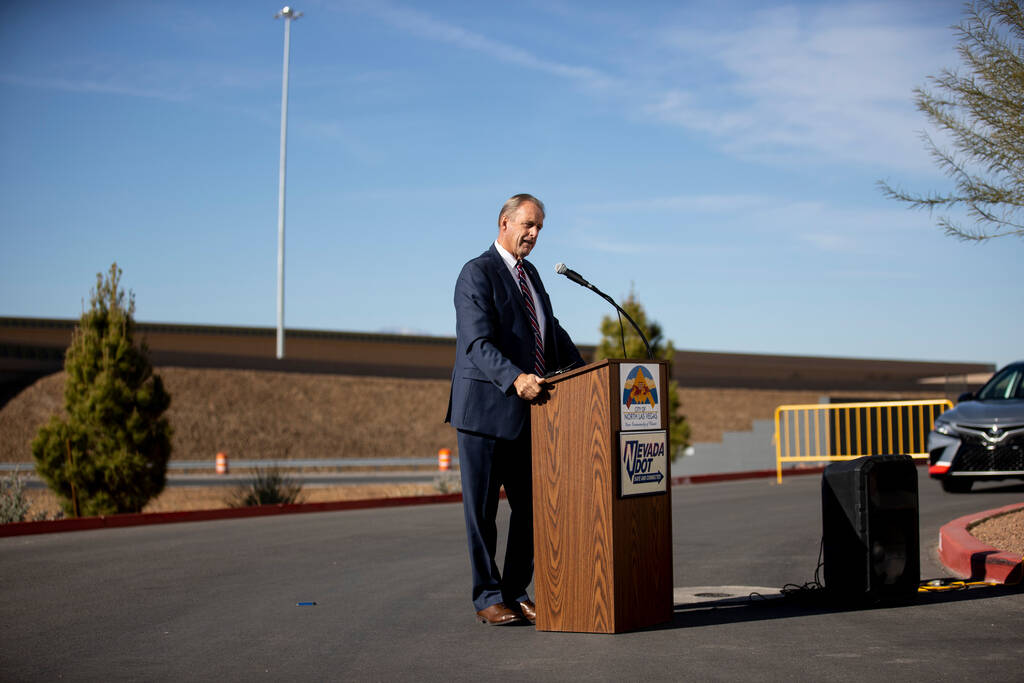 Former North Las Vegas Mayor John Lee at the Boxabl headquarters in North Las Vegas, Thursday, ...