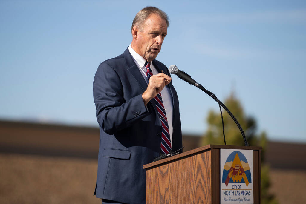 Former North Las Vegas Mayor John Lee at the Boxabl headquarters in North Las Vegas, Thursday, ...