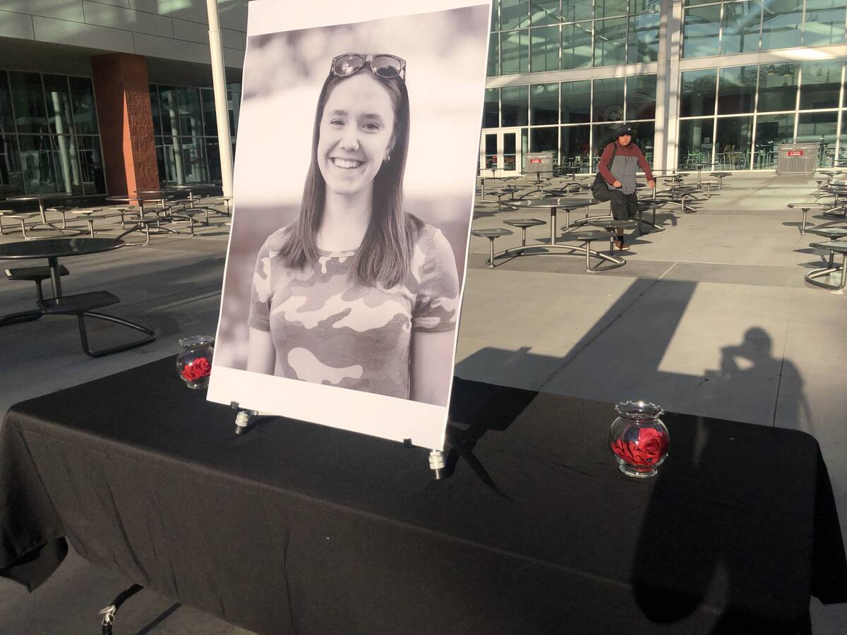 Paula Davis, 19, was found fatally shot at a North Las Vegas park on Sept. 6, 2019. Her ex-boyf ...