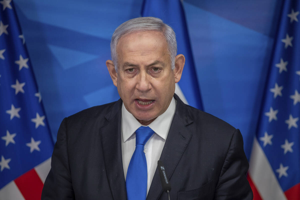 Israeli Prime Minister Benjamin Netanyahu. (Emil Salman/Pool via AP)