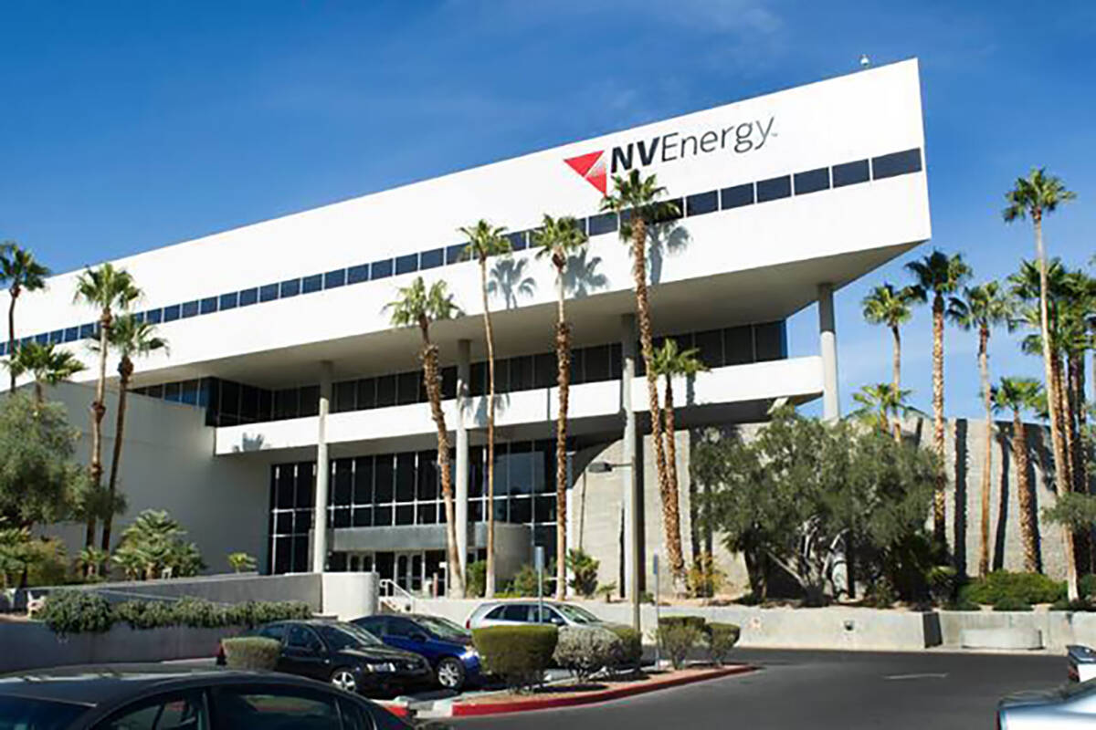 NV Energy headquarters in Las Vegas. (Las Vegas Review-Journal)