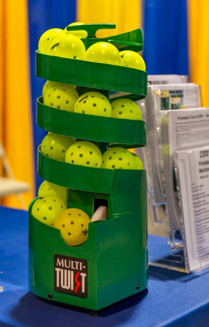 A Multi-Twist Ball Machine is a tool used in pickleball tutoring and on sale during the World P ...