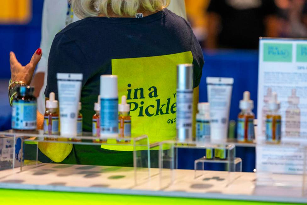 In A Pickle CBD are some of the numerous products available during the World Pickleball Convent ...