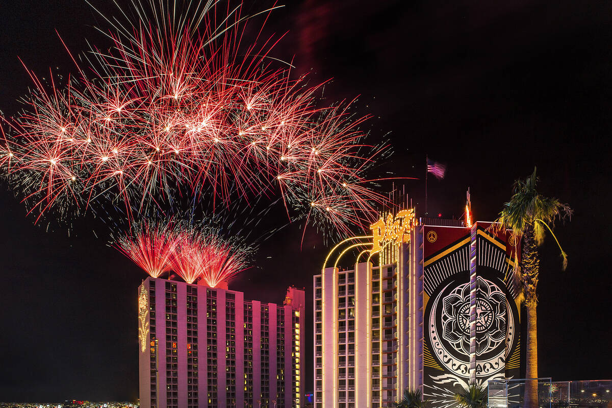 The Plaza Hotel & Casino will celebrate the Fourth of July with its annual fireworks show — t ...