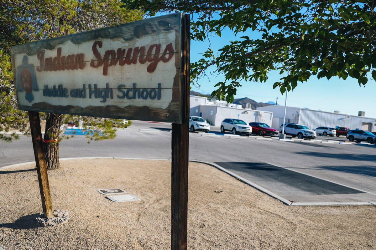 The Indian Springs school campus is seen on Friday, June 7, 2024, in Indian Springs. (Madeline ...