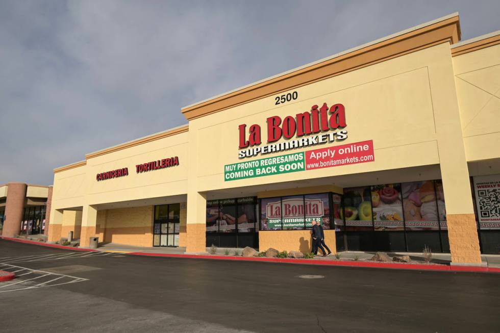 The La Bonita supermarket located in Francisco Center at Desert Inn Road and Eastern Avenue is ...