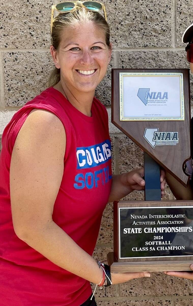 Coronado coach Lauren Taylor is the Coach of the Year on the Nevada Preps All-Southern Nevada s ...