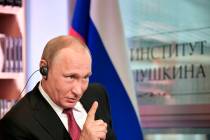 Russian President Vladimir Putin (Alexei Nikolsky/Sputnik, Kremlin Pool Photo via AP)
