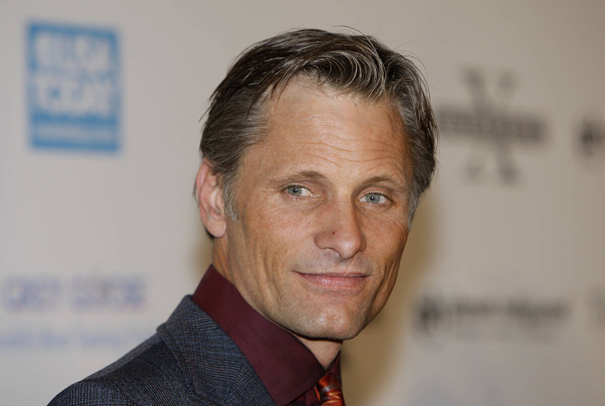 Actor Viggo Mortensen arrives for the CineVegas Honorees Reception at the Planet Hollywood hote ...