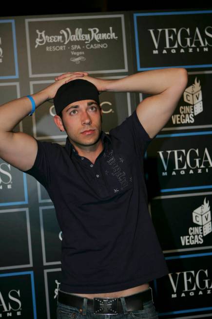 Zachary Levi poses at a Cinevegas event held Green Valley Ranch Resort, Saturday, June 17, 2006 ...