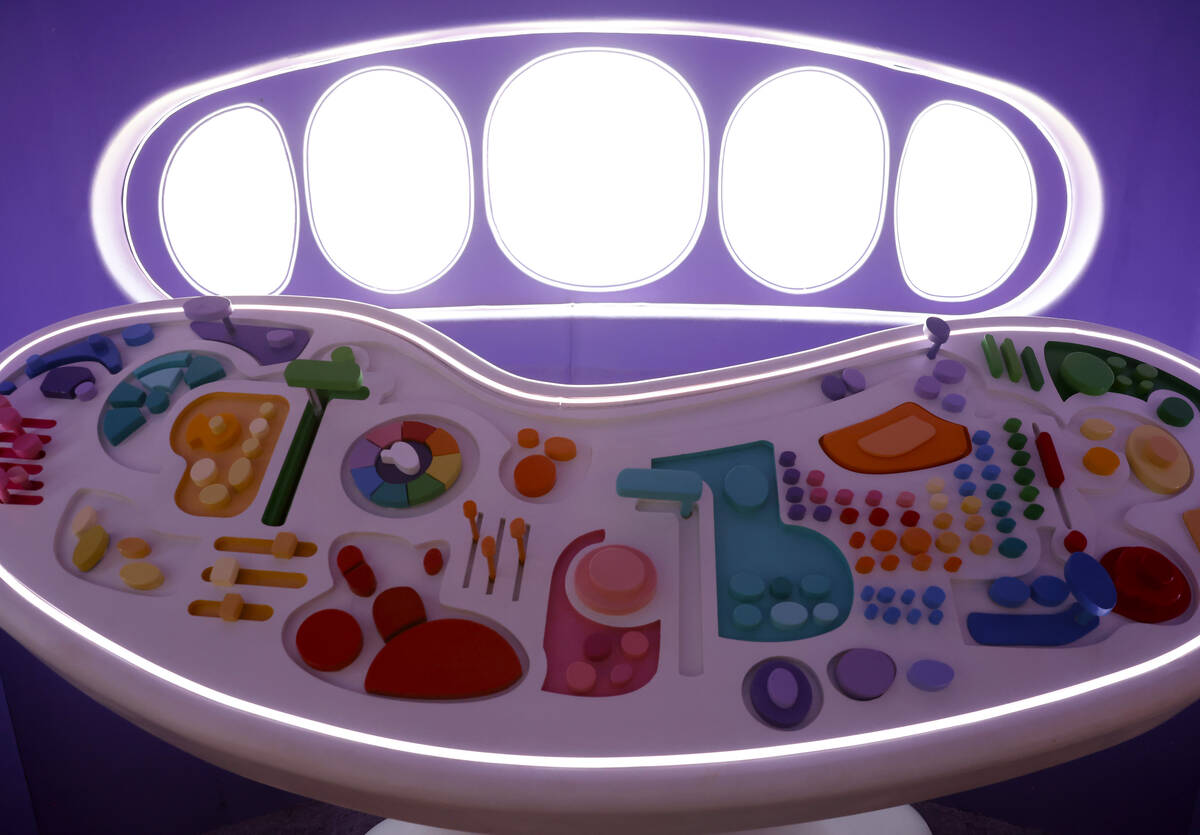 The control room at an "Inside Out 2"-themed property with rooms inspired by the hit ...