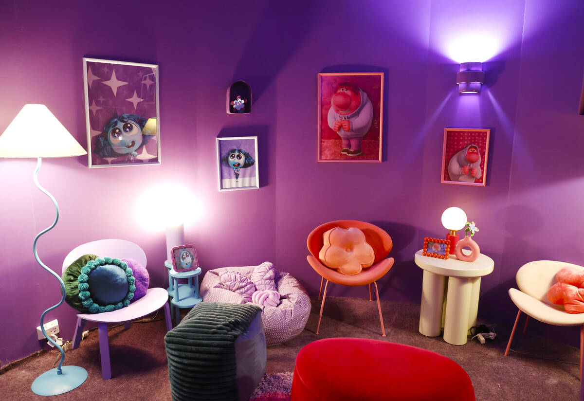 A den with the theme of Envy and Embarrassment is pictured at an "Inside Out 2"-theme ...