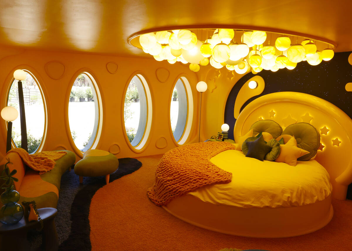 The Joy bedroom, inside an "Inside Out 2"-themed property with rooms inspired by the ...