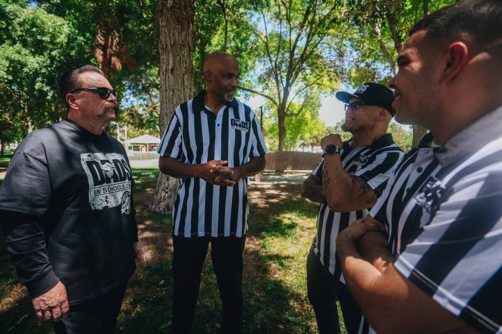 From left: Troy Martinez, L. Eric Culverson, Edward Iglesias and Christian Garcia, who are all ...