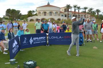 The Leap Celebrity Golf Invitational returns in October to Lake Las Vegas to help raise funds a ...