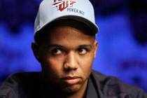 In this Nov. 7, 2009 file photo, Phil Ivey looks up during a hand at the final table of the Wor ...