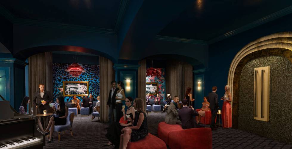A rendering of a nook in Bourbon Steak, a restaurant from celebrated chef Michael Mina planned ...